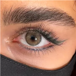 لنز آیس کالر گلد بلو طوسی عسلی