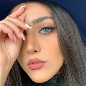 لنز اف ایکس نیل بلو آبی مرکز عسلی دوردار