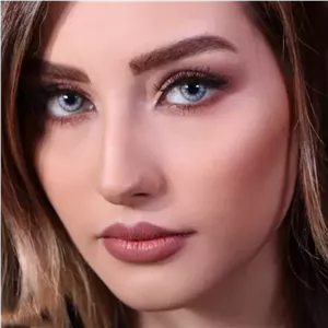 لنز جمستون کلاسیک پرل وایت طوسی یخی دوردار