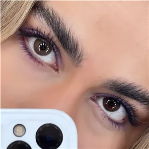 لنز NK لیو کوکو قهوهای تیره