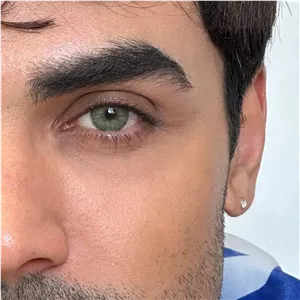 لنز اوربان لایر آنجلس ان گری سبز عسلی دور ظریف