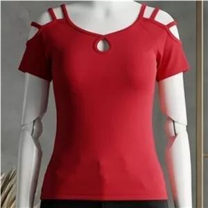 تیشرت سرشانه سه بند یقه اشکی 12 رنگ رگلان سه بند لاکچری