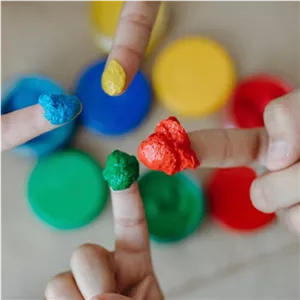 رنگ انگشتی 6 رنگ برند آریا