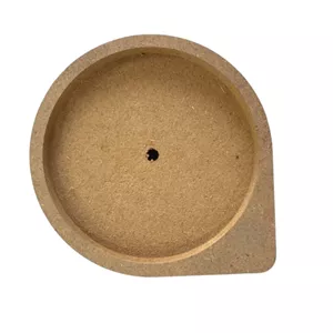 بیس MDF خام ساعت رومیزی اشک قطر 15 سانت