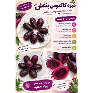 میوه کاکتوس تونا (گلابی خاردار)