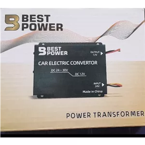 مبدل برق خودرو 24 ولت به 12 ولت Best Power