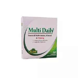 کپسول مولتی دیلی آلفاویتامینز آریان سناء بسته 30 عددی