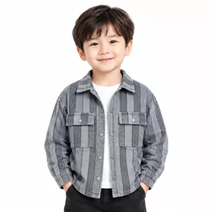 کت راه راه پسرانه ؛ تلفیق وینتیج و مینیمالیسم شهری