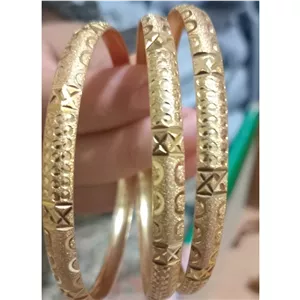 النگو استیل رنگ ثابت طرح گندم
