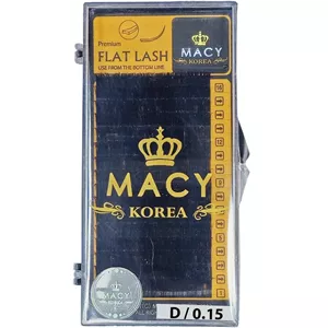 پالت مژه کلاسیک مکی D Curl برند MACYضخامت 0.15 میلیمتر در سایزهای مختلف