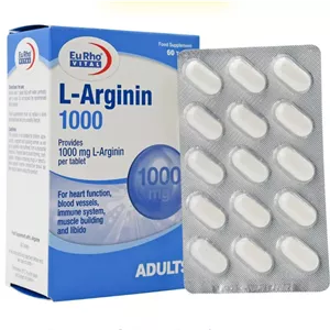 قرص ال آرژنین 1000 یوروویتال 60 عددی 