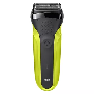 ماشین اصلاح موی صورت براون مدل S3 300BT با تیغه استیل پیشرفته، اصلاح فویلی، قابلیت اصلاح با شماره صفر، باتری شارژی، مدت