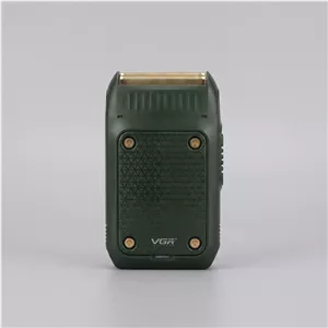 ماشین اصلاح موی صورت وی جی آر مدل V-353 با تیغه استیل پیشرفته، تکنولوژی فویلی، قابلیت اصلاح با شماره صفر، باتری 600