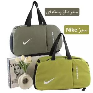ساک ورزشی و اسپرت پارچهای با بند بلند و جیب بیرونی ابعاد 45x30x20 سانتیمتر