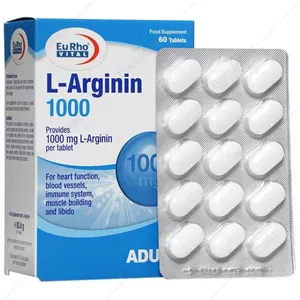 ال آرژنین 1000 یوروویتال 60عددی 