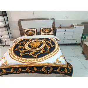 لحاف روتختی دونفره دو رو کتان نخ پنبه  