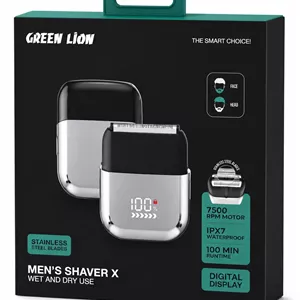 شیور GL-TM45 Green Lion Men Shaver X Wet And Dry Use