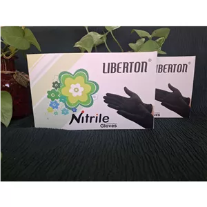 دستکش نیتریل لیبرتون مشکی LIBERTON
