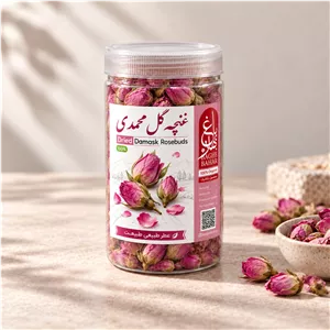 غنچه گل محمدی خشک باغ بهار بسته 100 گرمی