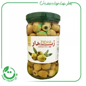 زیتون بدون هسته زیدار 670 گرم