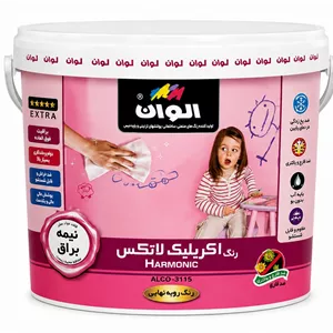 رنگ اکریلیک لاتکس نیمه براق-12 کیلو