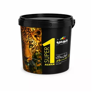 رنگ نیم پلاستیک مات الوان سوپر 1-4 کیلو