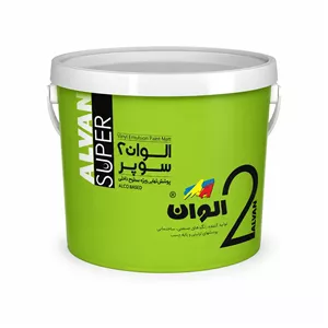 رنگ نیم پلاستیک مات الوان سوپر 2-12کیلو