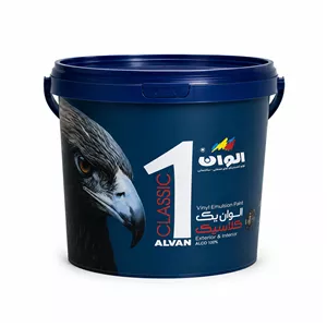 رنگ نیم پلاستیک مات الوان کلاسیک 1-4کیلو