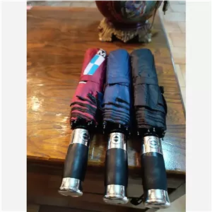 چتر تاشو اتوماتیک مارک دار 10 فنره دو رویه دسته استیل