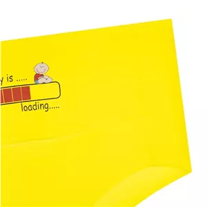 شورت بارداری زنانه اسلیپ فاق بلند کتان نخی طرح Baby Is Loading فری سایز نارین