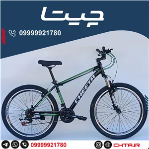 دوچرخه چیتا سایز 26 اورسایز ترمز ویبریک مشکی سبز bsa