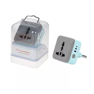 تبدیل برق 3 به 2 تایمردار AZR مدل M120 - آبی (گارانتی شش ماهه AZR)