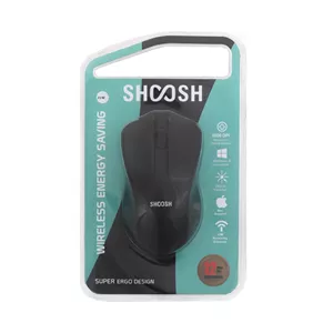 ماوس بی سیم Shoosh مدل M21W - مشکی - SMO
