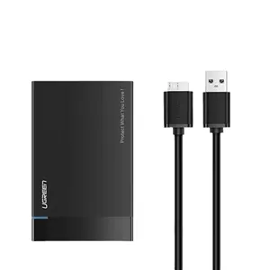 باکس هارد UGREEN USB3.0 To SATA III مدل US221-30847 - مشکی (گارانتی 18 ماهه آسان پیشرو)