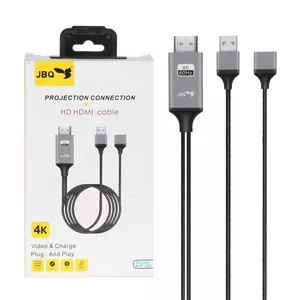 کابل 1.8 متری JBQ USB To HDMI مدل MHT-U88 - مشکی (گارانتی یکساله رصاصی)