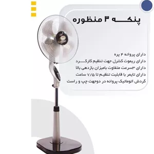 پنکه پایه بلند راین مدل RA-4200