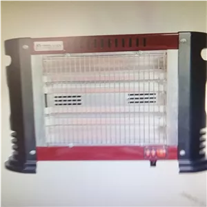 بخاری برقی باارسال رایگان رنگ زیبا قرمز مشکی