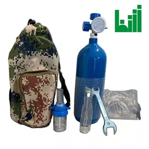 کوله پشتی کپسول اکسیژن 2 لیتری با لوازم