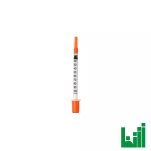 سرنگ انسولین 1 میلی لیتر حلما طب (تک عددی)