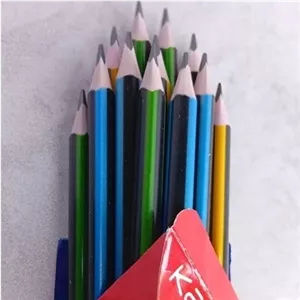 مداد مشکی 3 گوش پلیمری کسری