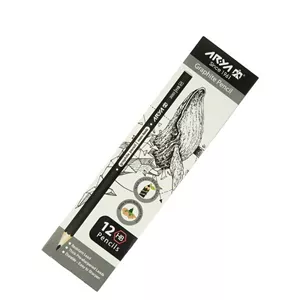 مداد مشکی آریا مدل 3001 بسته 12 عددی PC2