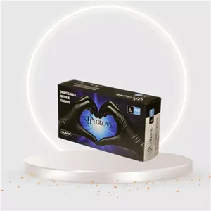 دستکش نیتریل مشکی TT Glove سایز XLarge (بسته 100 عددی)