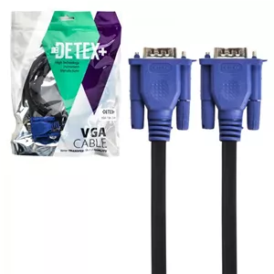 کابل VGA 3+4 1.5m دیتکس پلاس +DETEX