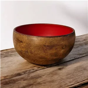 کاسه دکوراتیو طرح چوب