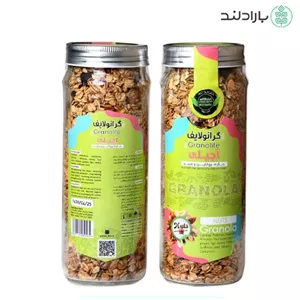 گرانولا آجیلیحاوی 7مغز و موز و مویزبدون گلوتن370 گرم