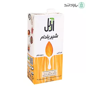 شیر بادام بدون شکر آژیل یک لیتری (بدون لاکتوز)
