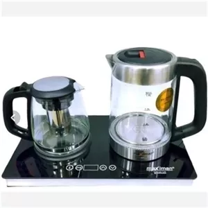 چای ساز maximan مدل 2076-MAX اورجینال اصلی دیجیتال پیرکس و استیل 