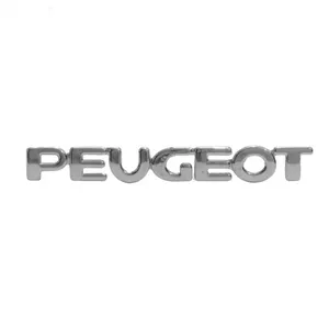 آرم (لوگو) درب صندوق عقب نوشته پژو لاتین PEUGEOT شرکت آرم سازان