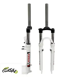 دوشاخ کمکدار دوچرخه ویتارا سایز 27.5 (اورسایز) مدل قفل شو تمام آلومینیومی A35