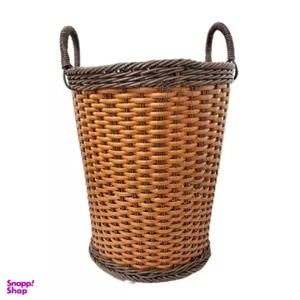 سبد رخت چرک آریانا مدل نازلی رنگ نسکافه ای